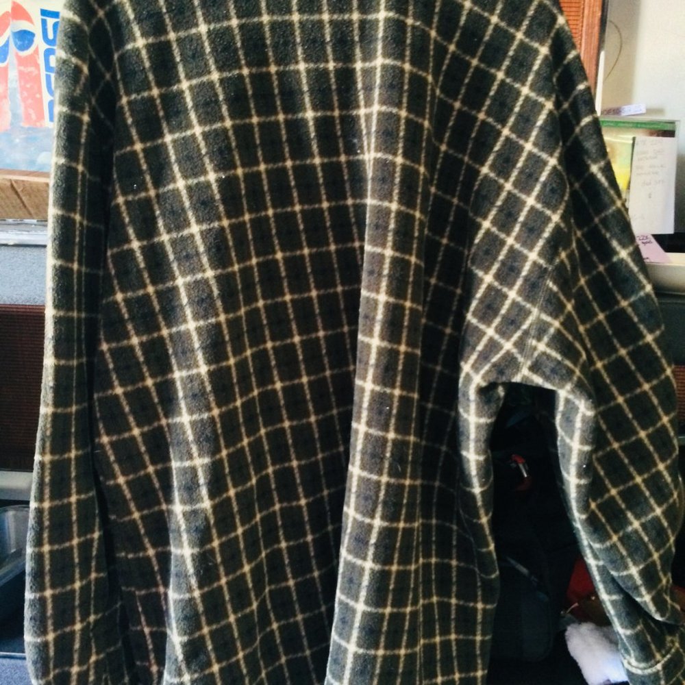 Basic Equipment Polyester Flannel Button Up - Picture 6 of 6